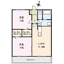 キャッスルリオ 101 ｜ 福岡県久留米市上津１丁目4-27（賃貸マンション2LDK・1階・58.00㎡） その2