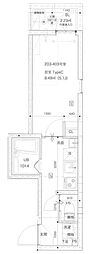 メゾンドソレイユ三ノ輪 1Kの間取図画像