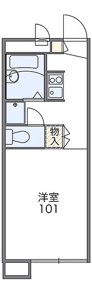 レオパレスＳｅｔｏ　Ｌａｎｄｓ　Ｋ＆Ｋ 208｜香川県高松市仏生山町甲(賃貸アパート1K・2階・20.37㎡)の写真 その2