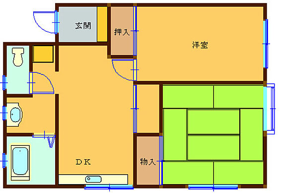 コーポたかとも_間取り_0