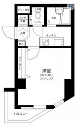 菱和パレス目白ウェルネス21 1Kの間取図画像