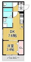 フィアスコート白鷺駅前 3階/-