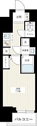 HY's三ノ輪 1Kの間取図画像