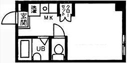 ダイアモンドレジデンス板橋本町 ワンルームの間取図画像