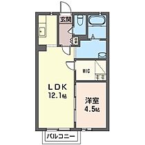 ベル・ヴィルＤ 00103 ｜ 群馬県桐生市境野町３丁目2110-48（賃貸アパート1LDK・1階・40.00㎡） その2