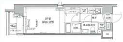 アイルヴァーチェ川崎 1Kの間取図画像
