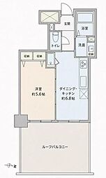 サンクレスト竜泉 1DKの間取図画像