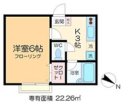 バーナルヒルズIIA・B 2階/A201