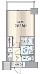 オーキッドレジデンス船橋本町 1Kの間取図画像