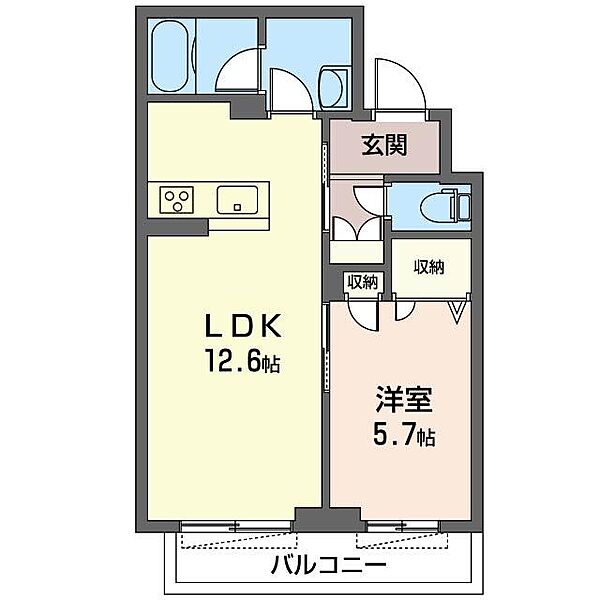 ウェスタリア桜華 00303｜千葉県木更津市請西南４丁目(賃貸マンション1LDK・3階・43.26㎡)の写真 その2