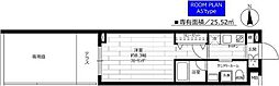 ステージグランデ蒲田2 1Kの間取図画像