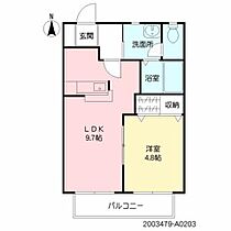 アーバンヒルズII A0203 ｜ 佐賀県神埼郡吉野ヶ里町吉田2682-1（賃貸アパート1LDK・2階・35.40㎡） その2