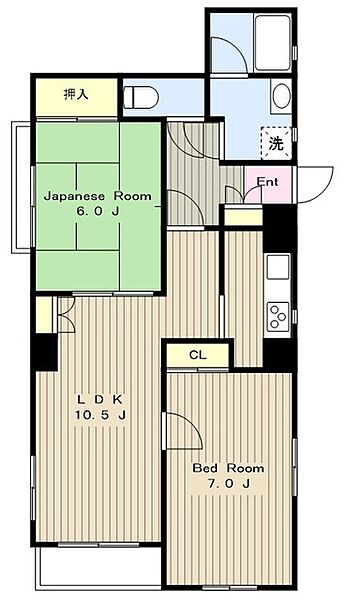 フィラ新百合ヶ丘 202｜神奈川県川崎市麻生区上麻生２丁目(賃貸マンション2LDK・2階・54.83㎡)の写真 その2