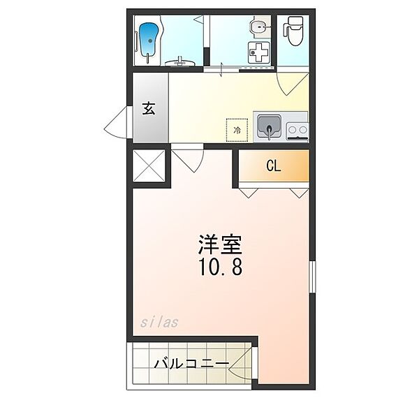 大阪府大阪市平野区長吉長原１丁目(賃貸アパート1K・1階・31.68㎡)の写真 その2