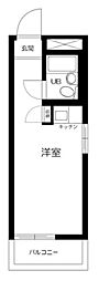ハイシティ池尻大橋第2 ワンルームの間取図画像