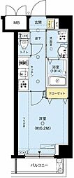 ラ・シード馬込レフィナード 1Kの間取図画像