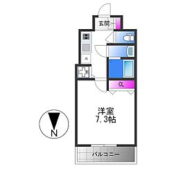 S-レジデンス緑橋駅前 1Kの間取図画像
