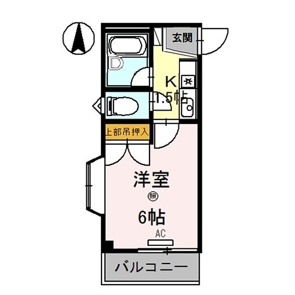 スカイビュー ｜和歌山県和歌山市手平３丁目(賃貸マンション1K・5階・17.28㎡)の写真 その2