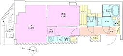 RBM半蔵門レジデンス 1LDKの間取図画像