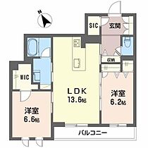 シャーメゾン　ヴィラ学園前 0201 ｜ 奈良県奈良市学園北１丁目12-8（賃貸マンション2LDK・2階・65.77㎡） その2