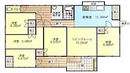 弐分方町貸家 5LDKの間取り