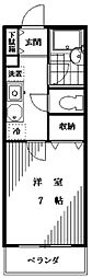 間取図画像 1K