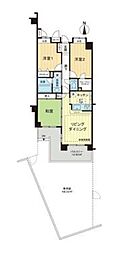 ライオンズガーデンヒルズ白山 3LDKの間取図画像