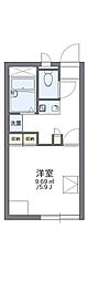 レオパレスノウムレジデンス 1Kの間取図画像