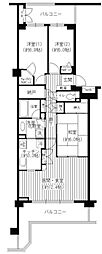 ガーデンポート3番館 3LDKの間取図画像