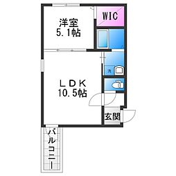 間取図画像 1LDK