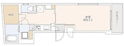 GranDuo高円寺5 1Kの間取図画像