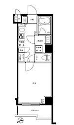 JR京浜東北・根岸線 蒲田駅 徒歩14分の賃貸マンション 4階1Kの間取り