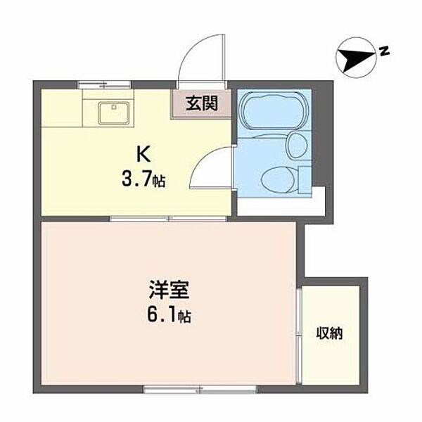 ローズフラット 102｜宮城県仙台市青葉区堤町３丁目(賃貸アパート1K・1階・21.00㎡)の写真 その2