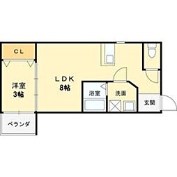 間取図画像 1LDK