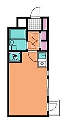 アーバンヒルズマンション高砂 ワンルームの間取図画像