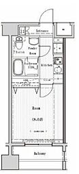 レオーネ南千住 1Kの間取図画像