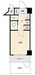 ライオンズマンション東駒形 1Kの間取図画像