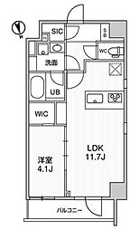 ALTERNA浅草 3階1LDKの間取り