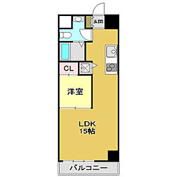アルコ2 1LDKの間取図画像