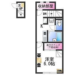 間取図画像 1K