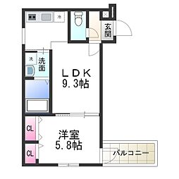 間取図画像 1LDK