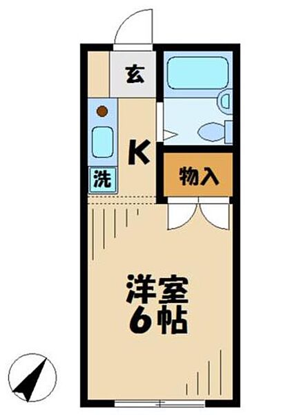 マルナカハイツ A309｜東京都多摩市南野２丁目(賃貸マンション1K・3階・19.60㎡)の写真 その2