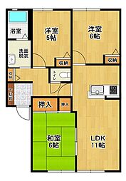 間取図画像 3LDK