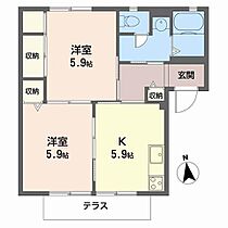 フレンドファーストハイツＡ，Ｂ B101 ｜ 兵庫県朝来市和田山町東谷90-6（賃貸アパート2K・1階・43.00㎡） その2