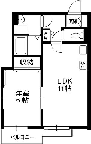 ホームズ でお部屋探し ラフィネ自由が丘 2階 2 1ldk 賃料13 2万円 41 3 賃貸マンション住宅情報 物件番号 取扱い不動産会社 株式会社ニチワ 自由が丘営業所