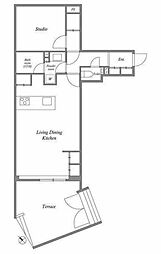 ACPレジデンス新江古田 1SLDKの間取図画像