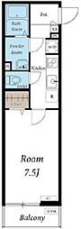 リブリ・epal 1Kの間取図画像