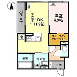 間取図画像 1LDK