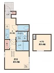 ハイエース 1階1Kの間取り