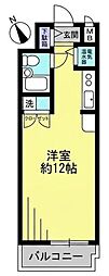 ビューシティ新宿御苑 ワンルームの間取図画像